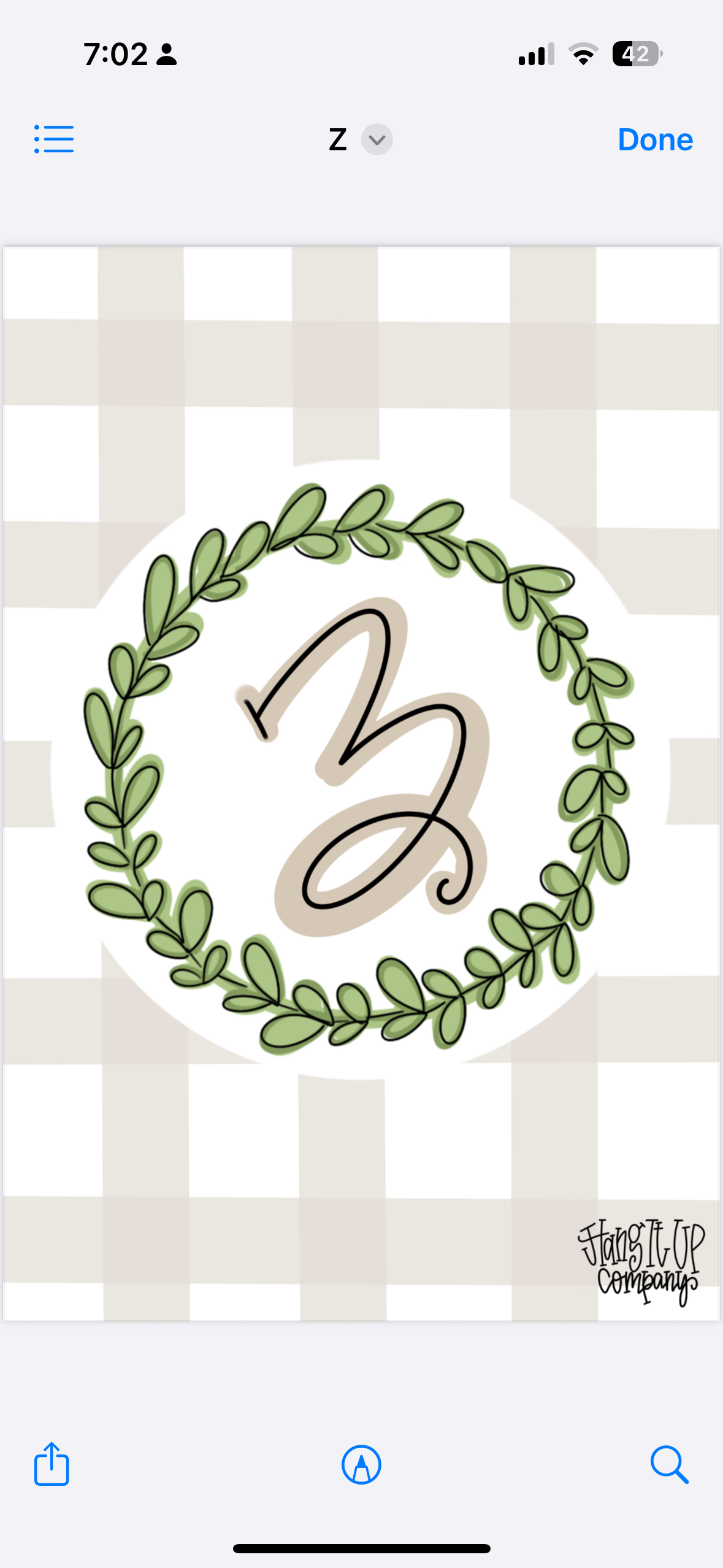 Plaid Garden Flag