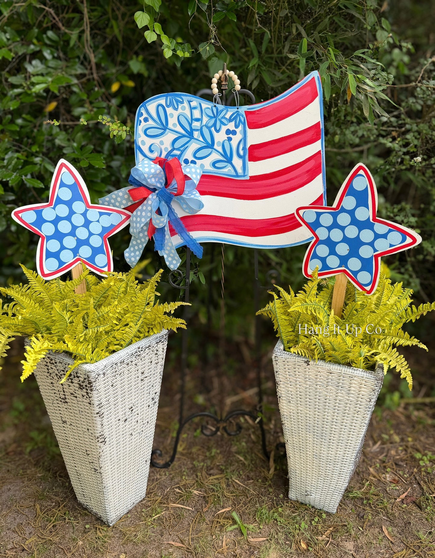 Star Spangled Yard Stake