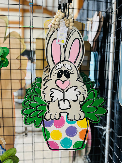 Polka Dot Pot Bunny