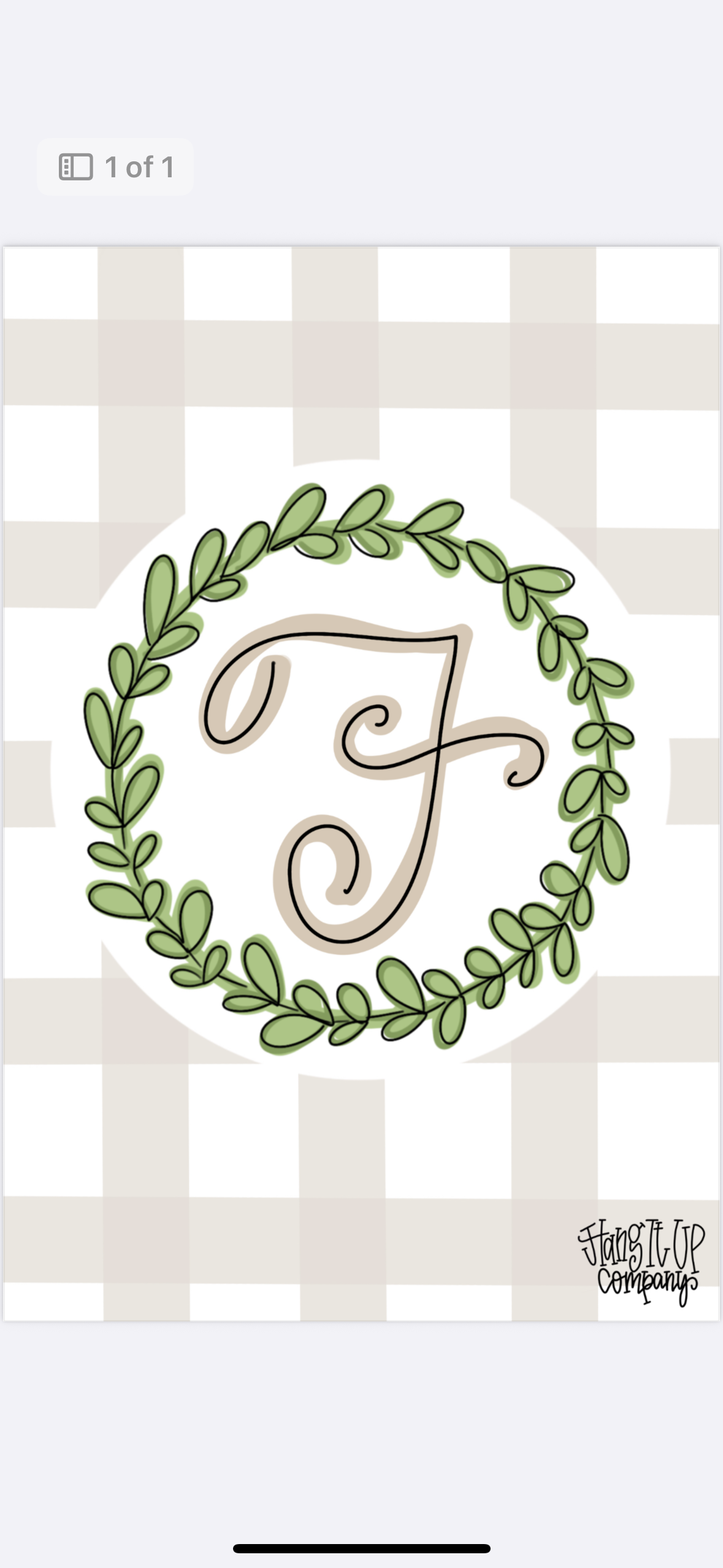 Plaid Garden Flag