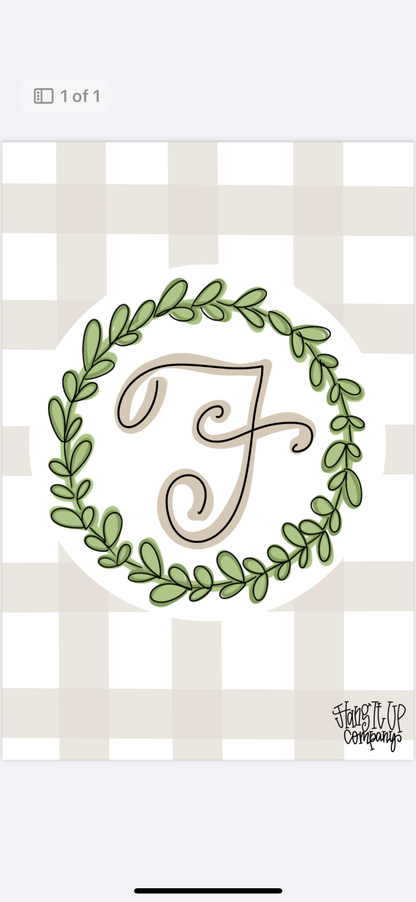Plaid Garden Flag