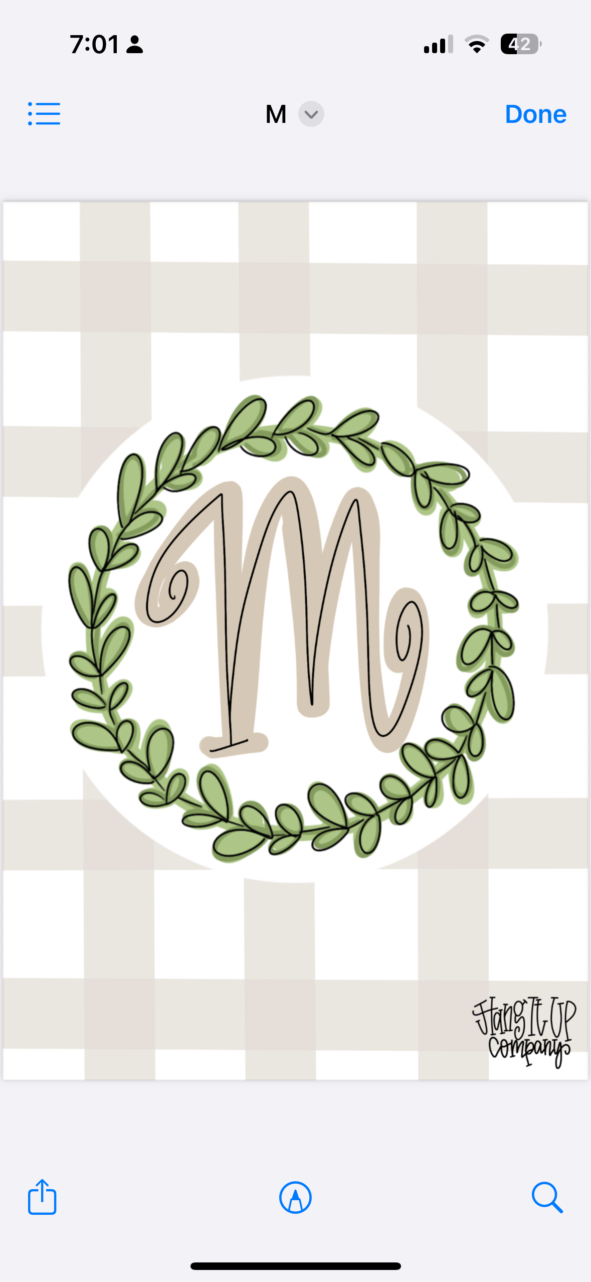Plaid Garden Flag
