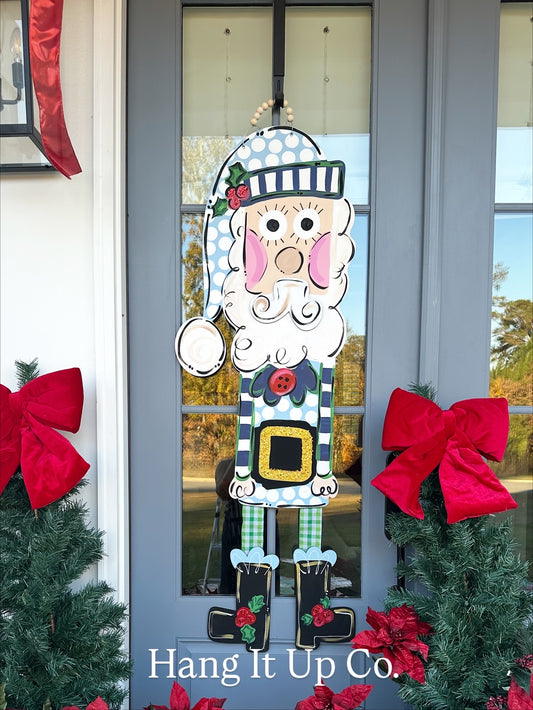 XL ribbon leg Santa