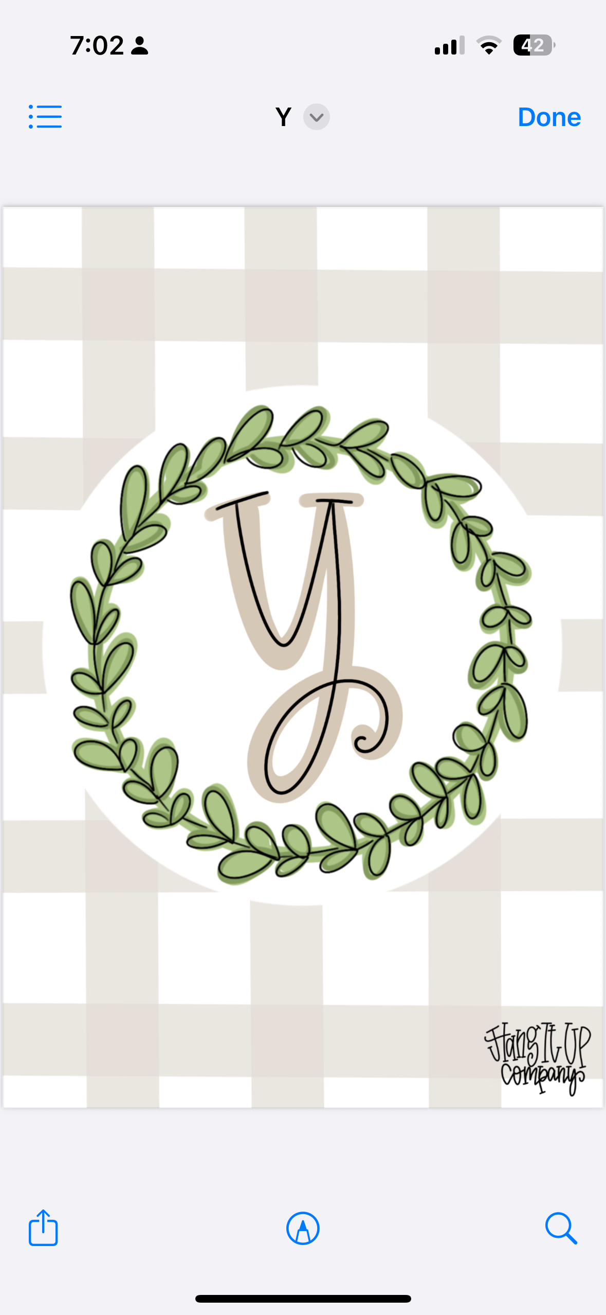 Plaid Garden Flag