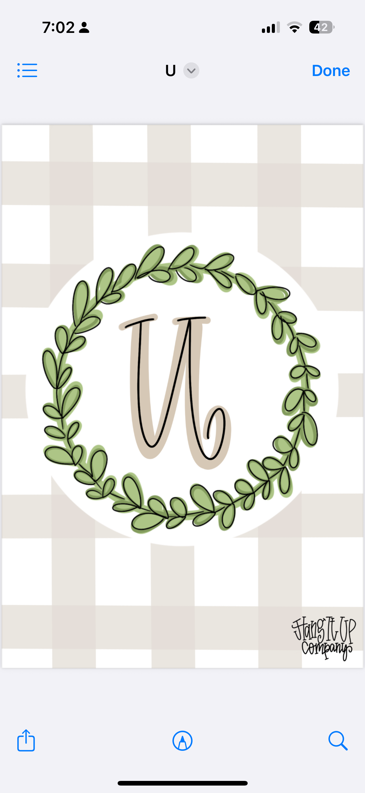 Plaid Garden Flag