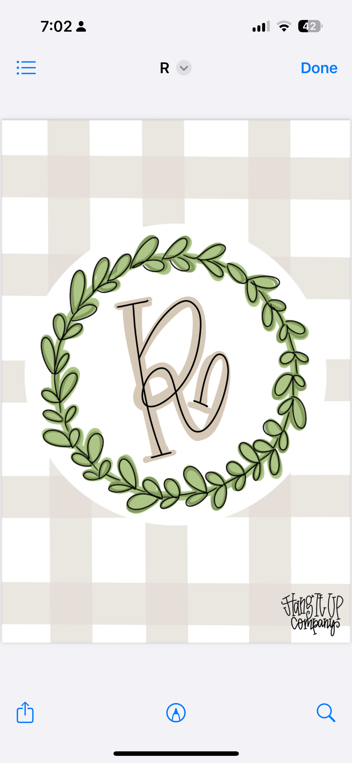 Plaid Garden Flag