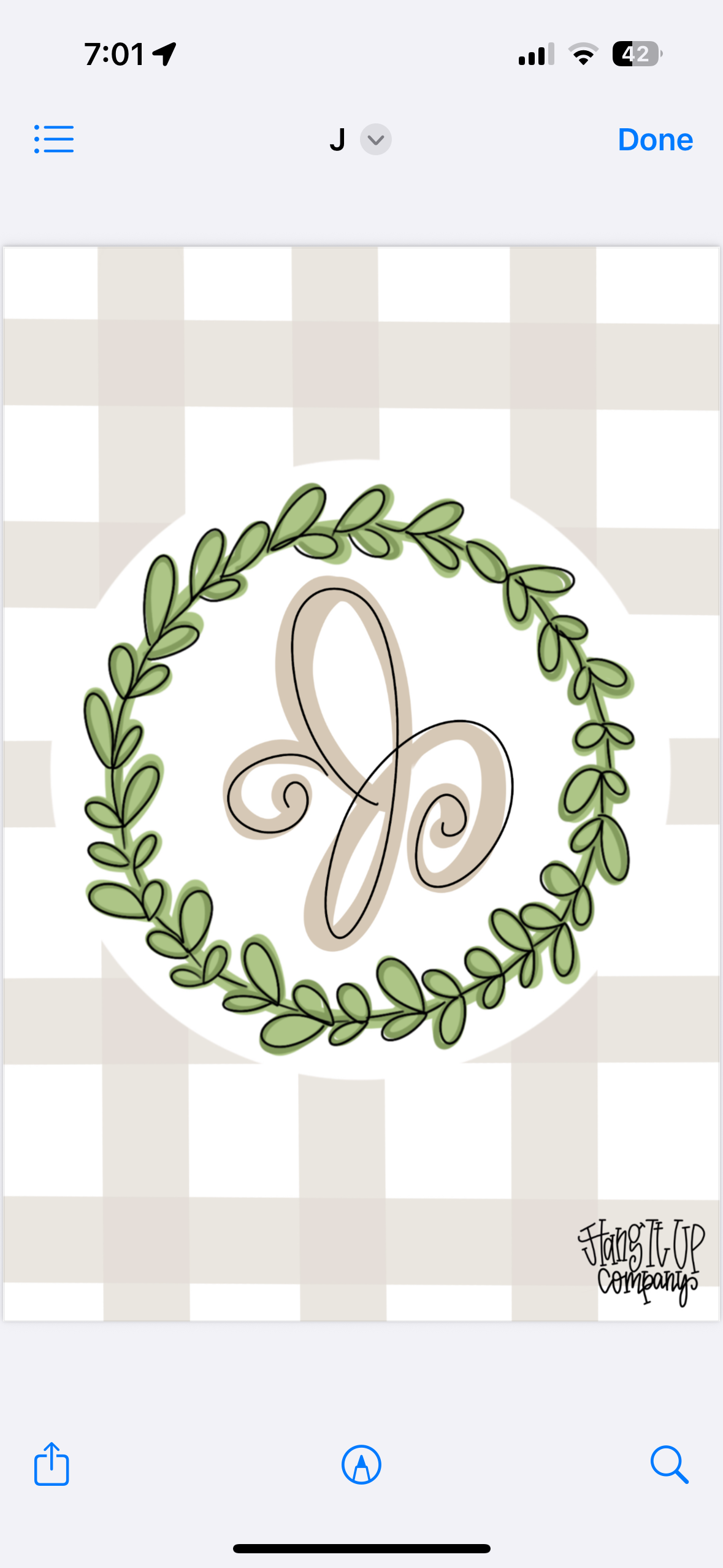 Plaid Garden Flag