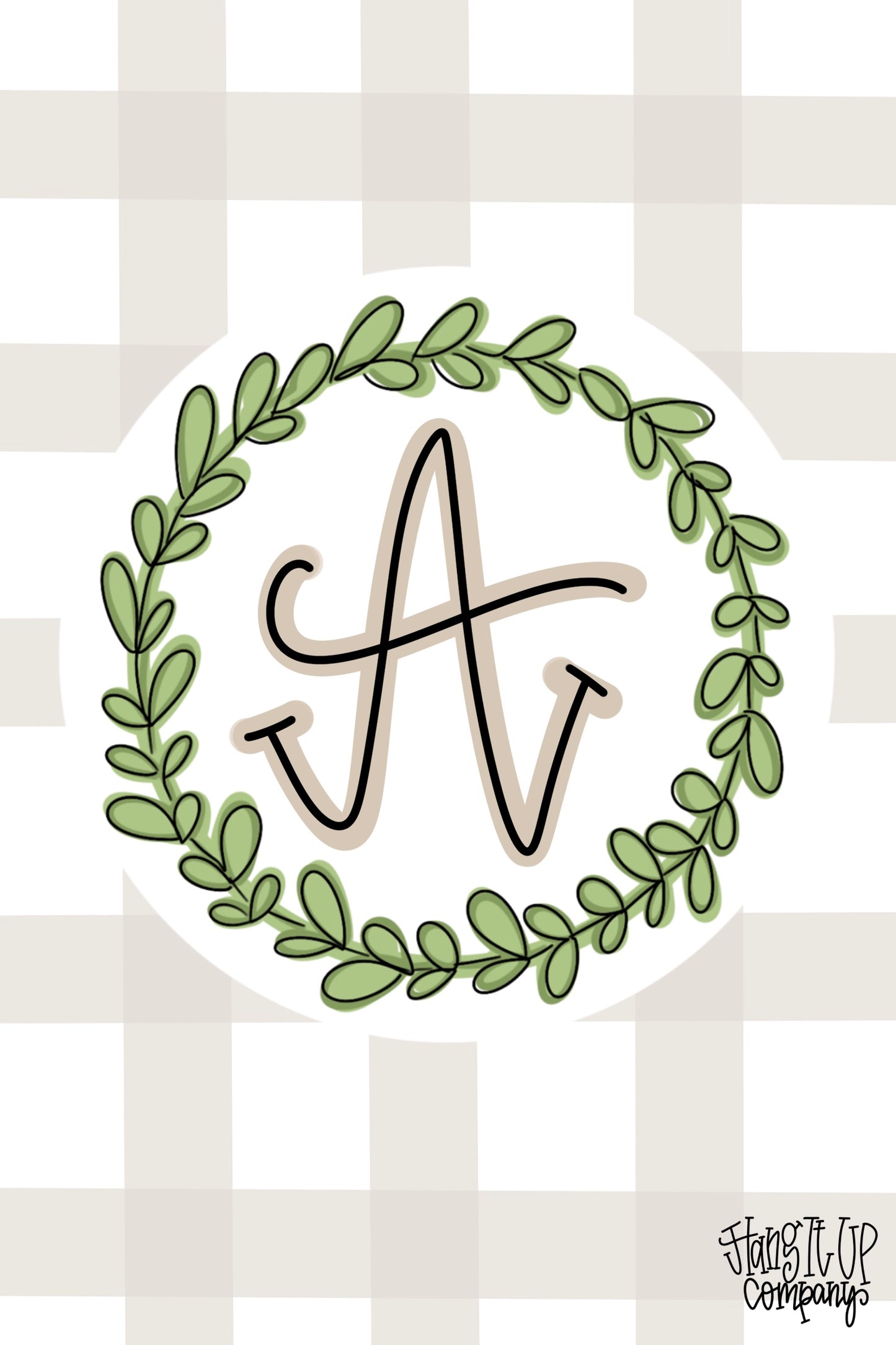 Plaid Garden Flag