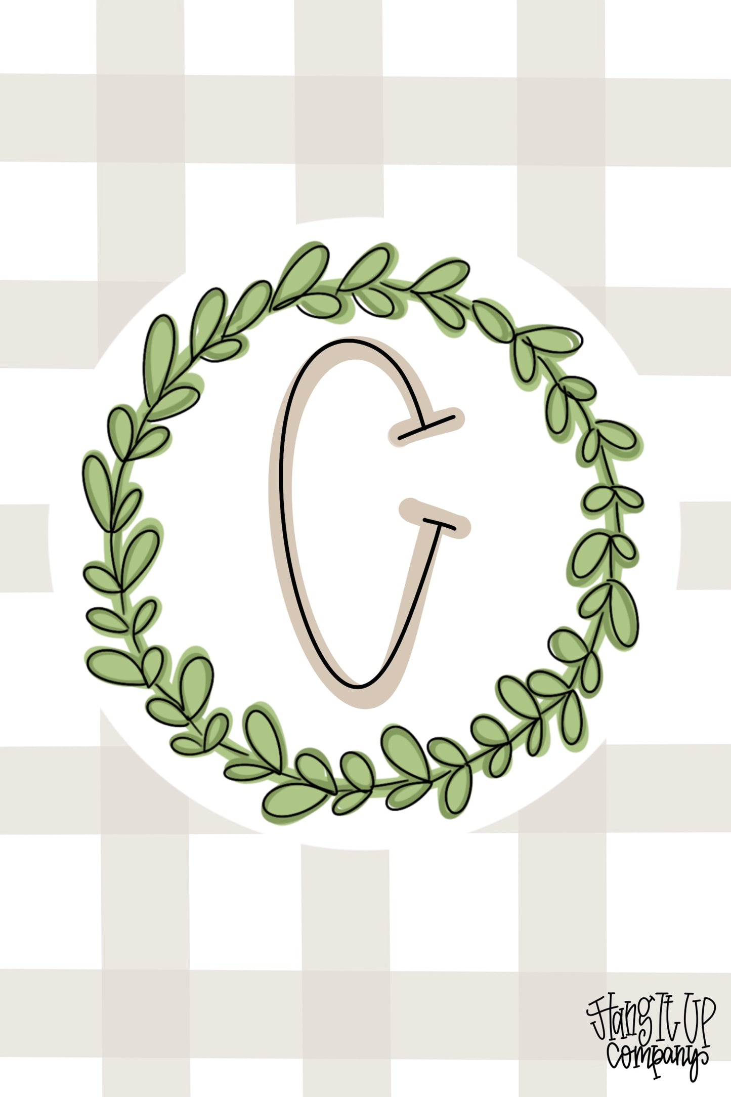 Plaid Garden Flag