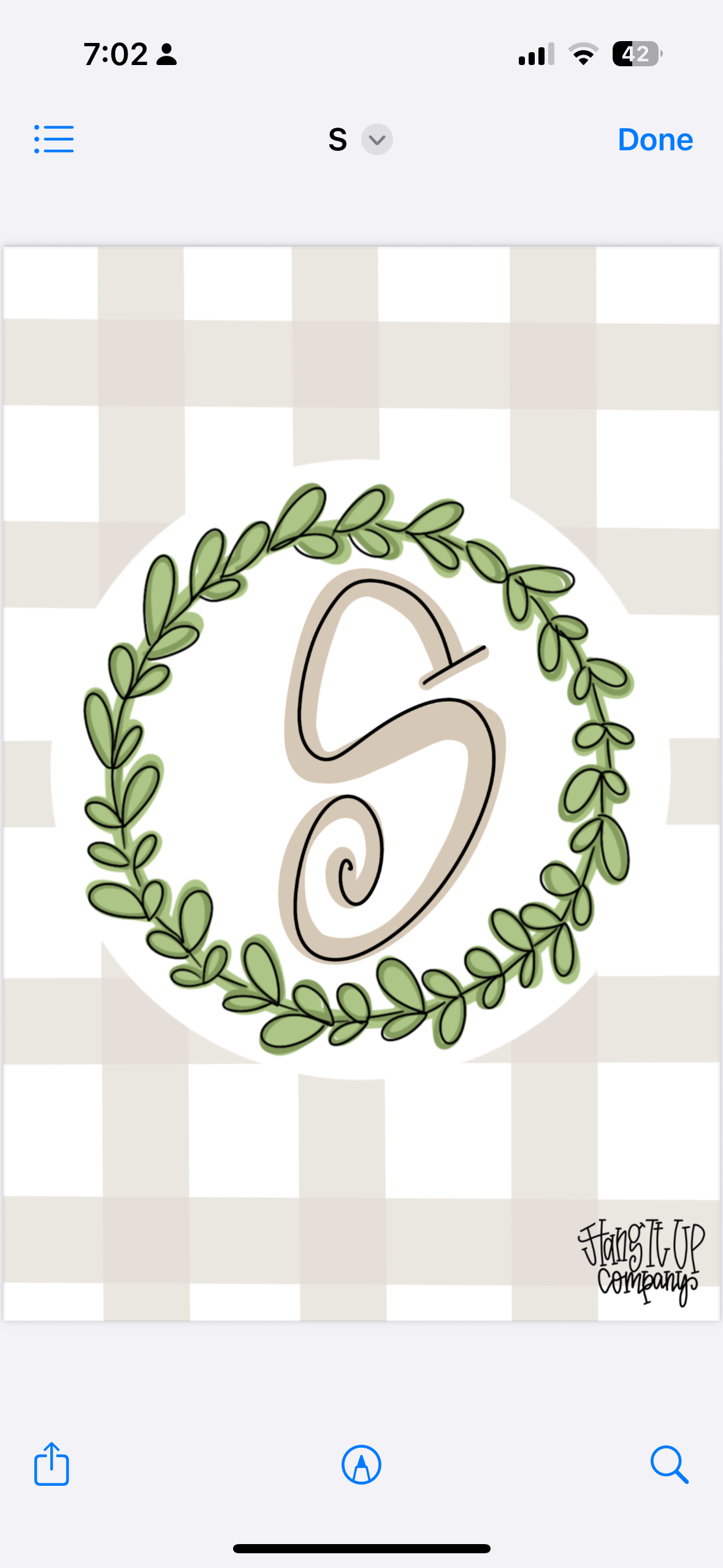 Plaid Garden Flag