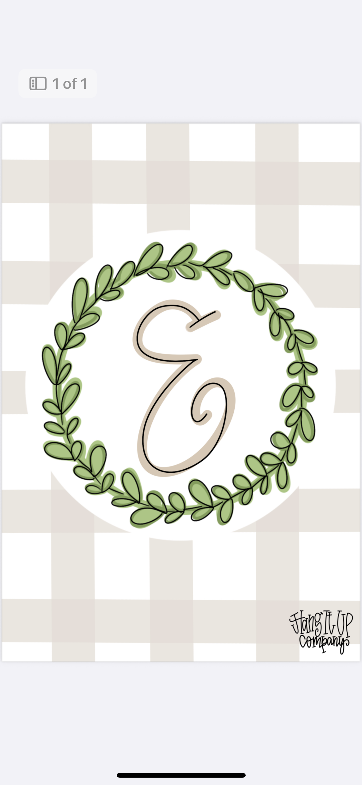 Plaid Garden Flag