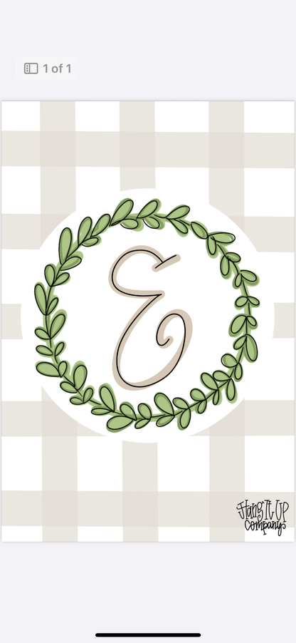 Plaid Garden Flag