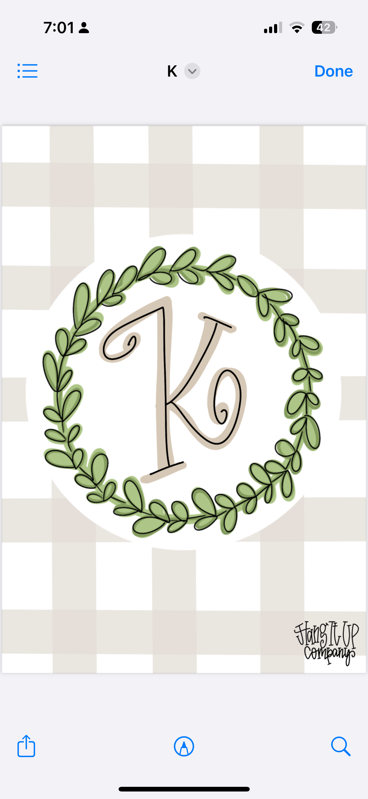 Plaid Garden Flag