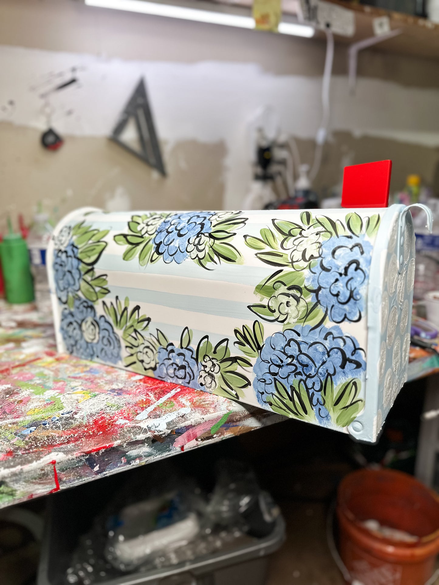 Painted mailbox