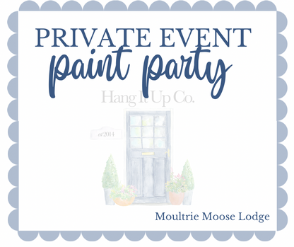 Paint party- Moultrie Moose Lodge