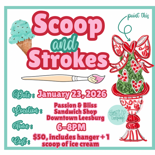 Scoop and Stroke January Paint Night