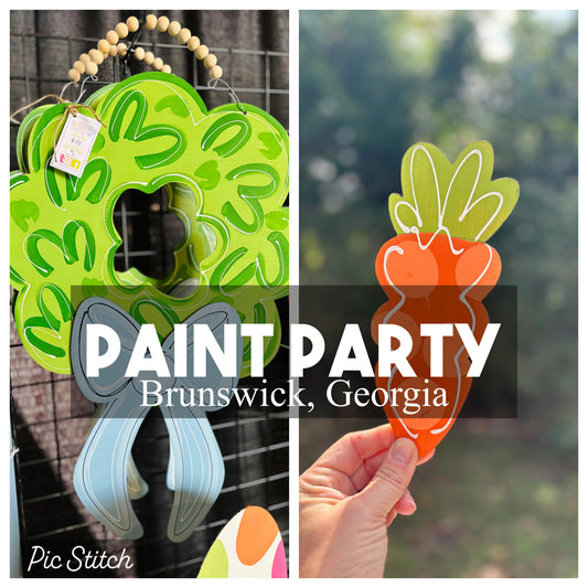 Melissa Ferrell Paint Party- Brunswick, Georgia