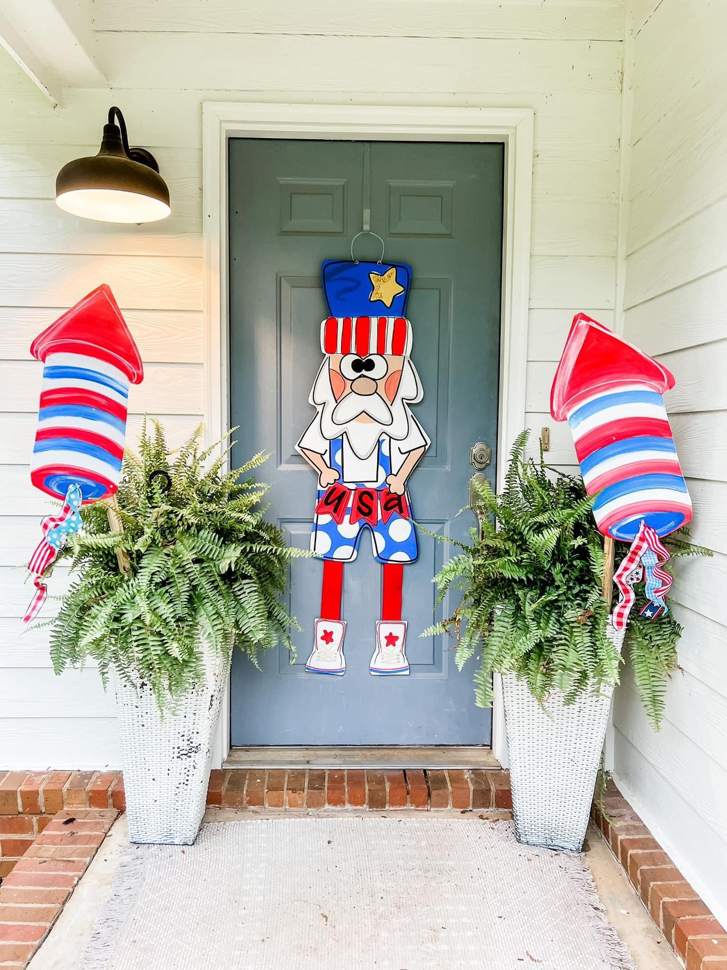 Uncle Sam Ribbon Leg
