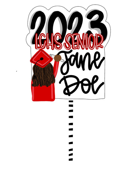 Graduation Yard Stake **read description!!!!**